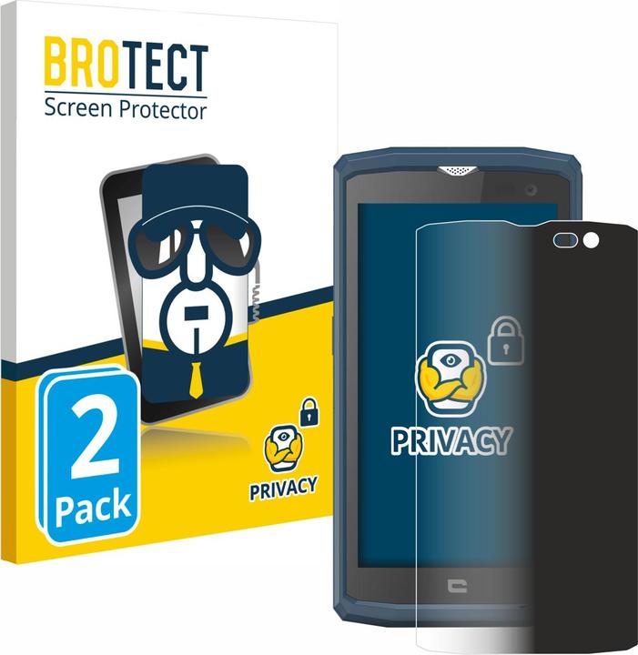 Immagine prodotto BROTECT Pellicola privacy antispia Pellicola di protezione dalla luce blu (2 Pezzo/i, Crosscall Core-X3)