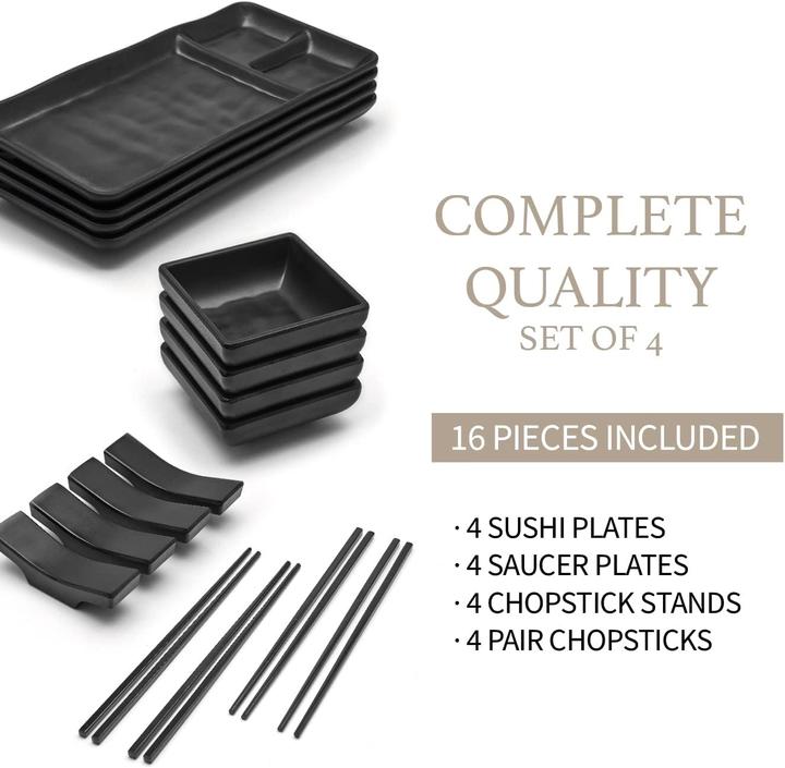 Produktbild Goliber Japanisches Sushi Geschirr Set (16 Stk.)