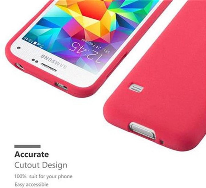 Image du produit Cadorabo Couverture TPU givrée (Samsung Galaxy S5 Mini, Samsung Galaxy S5 Mini Duos)
