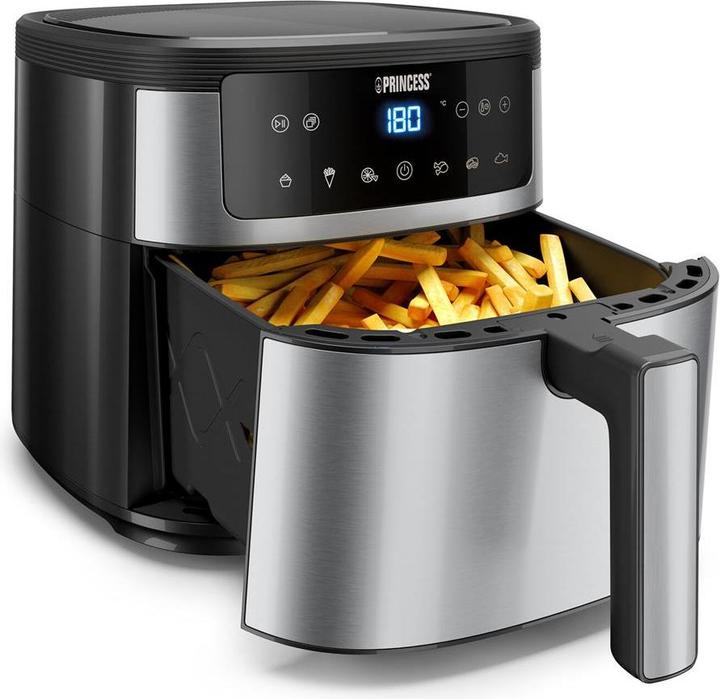 Produktbild Princess Airfryer Heissluft-Fritteuse 6 l 1500 W mit Display, Antihaftbeschichtun
