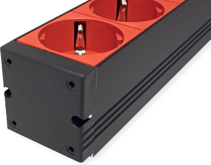 Image du produit Bachmann 19"1HE 8-f. Coldger.St. C20 noir (9 x, CEE 7/3, 2 m)