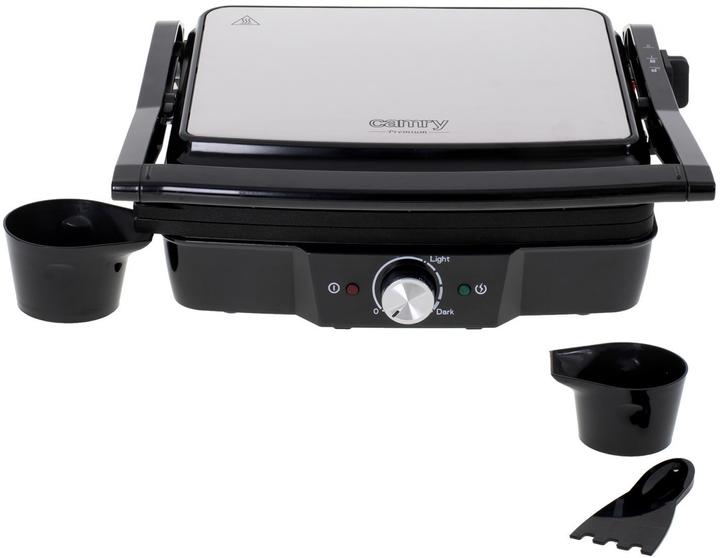 Produktbild Camry Electric Grill CR 3053 Table, 2000 W, Black, Non-stick grill plates, Temperature control