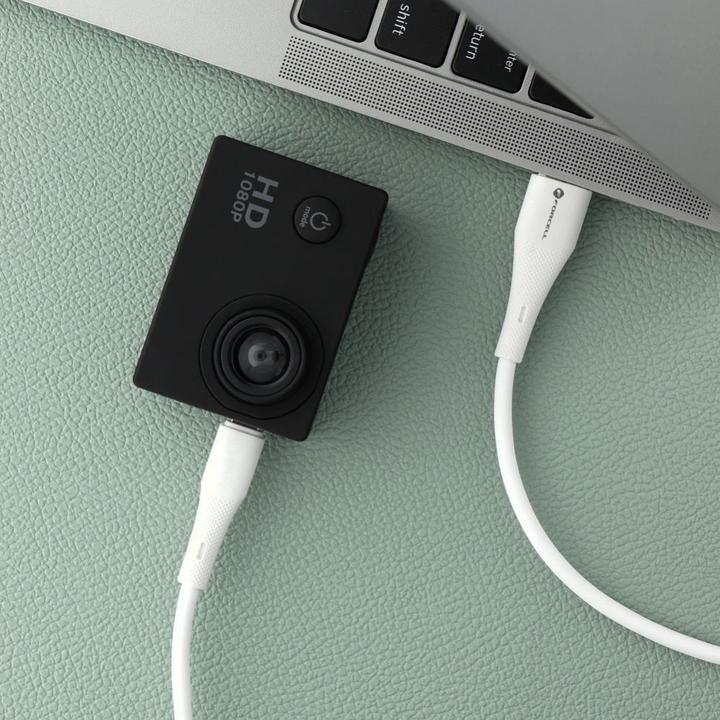 Immagine prodotto Forcell Cable F-ENERGY C341 cable USB A to Micro USB QC3.0 2,4A 18W Silicone 1 m white (1 m, USB 2.0, 18 W)