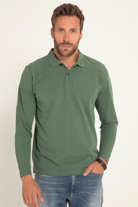 Produktbild JP1880 Poloshirt, Basic, Langarm, Piqué (3XL)