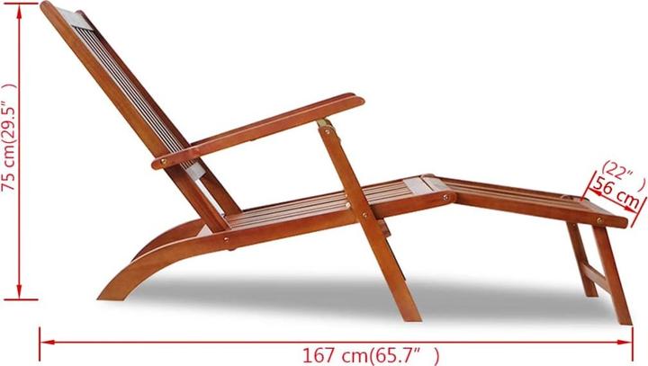Immagine prodotto vidaXL Sonnenliege (167 cm)