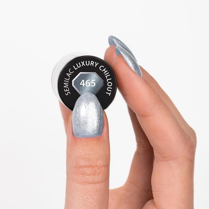 Immagine prodotto Semilac Smalto UV Hybrid 465 Luxury Chillout 7ml Collezione Effetto Seta (Vernice UV gel)