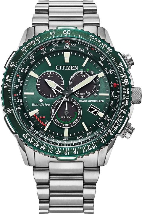 Actual product image Citizen Promaster Sky Eco-Drive Radio Controlled CB5004-59W (Analogue wristwatch, Chronograph, Pilot watch, Radio-controlled clock, 45.90 mm)
