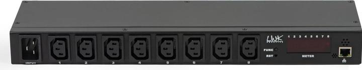 Image du produit Connetto Multiprise 8 prises C13 avec affichage tension, ampérage et capteurs environnementaux