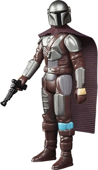 Actual product image Hasbro Retro Collection The Mandalorian (Beskar) 9.5 cm tall Star Wars: The Mandalorian Fig...