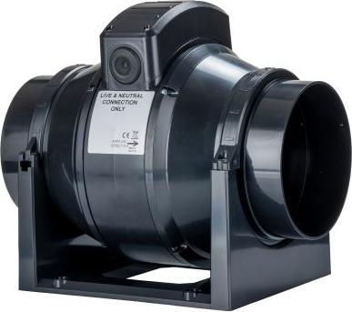 Actual product image RS PRO Round In Line Extractor Fan, 500m³/h, 31dB