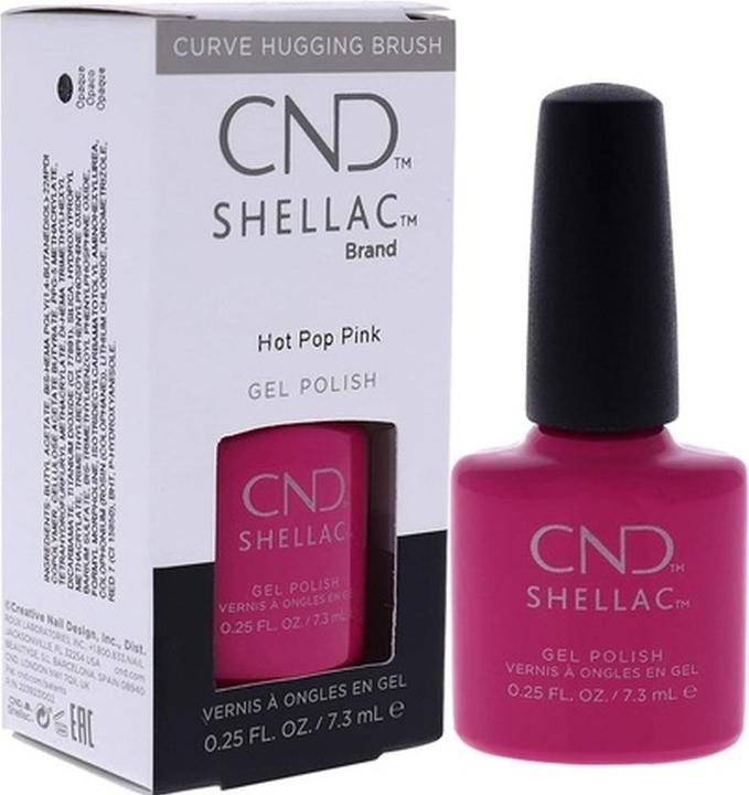 Immagine prodotto CND Shellac - Cappotto di colore rosa pop caldo (Pop caldo rosa, Vernice UV gel)