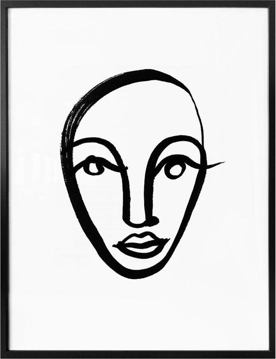 Actual product image Trenddeko Face 04 (24 x 30 cm)