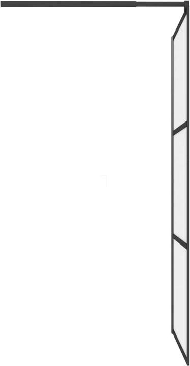 Actual product image vidaXL Duschwand (100 cm, 100 cm, 195 cm)