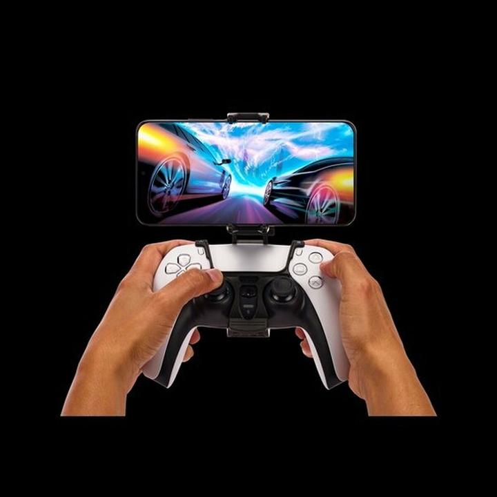Produktbild PowerA MOGA-Clip für mobiles Gaming für die kabellosen Controller DualSense und DualShock 4 (PS4, PS5)