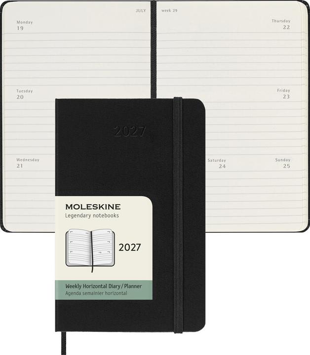 Image du produit Moleskine Agenda de poche Hard Cover Weekly (A6, 1 semaine / 2 pages)