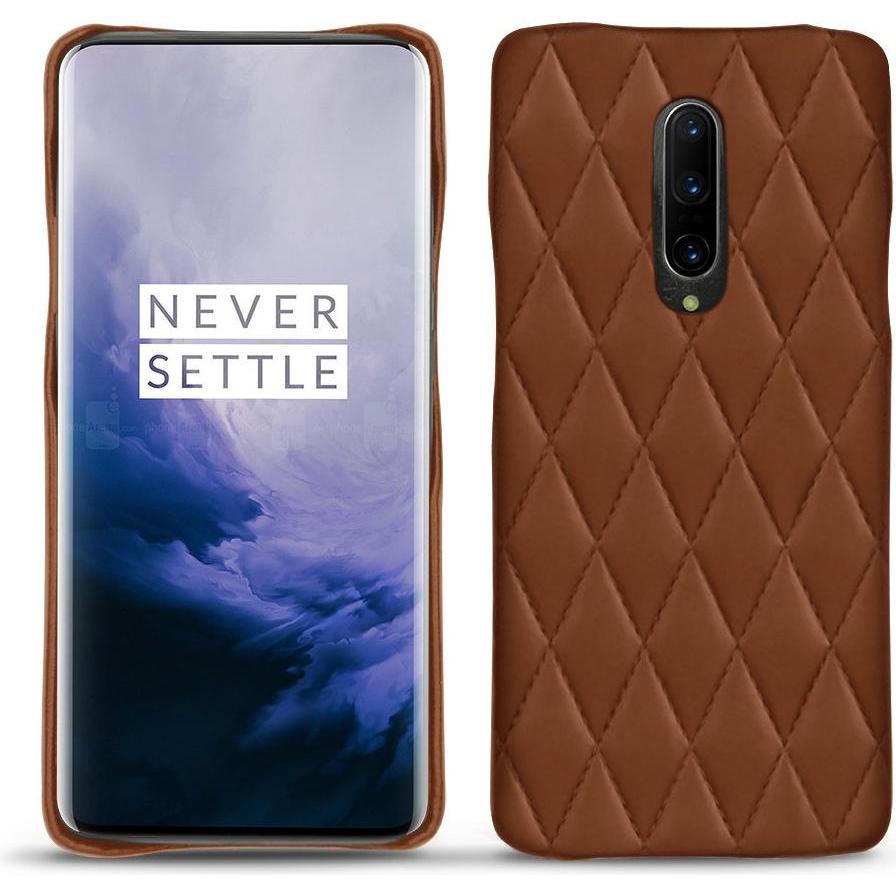 Noreve Lederschutzhülle (OnePlus 7 Pro), Smartphone Hülle, Braun