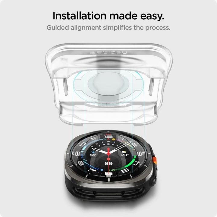 Actual product image Spigen Glas.TR EZ Fit