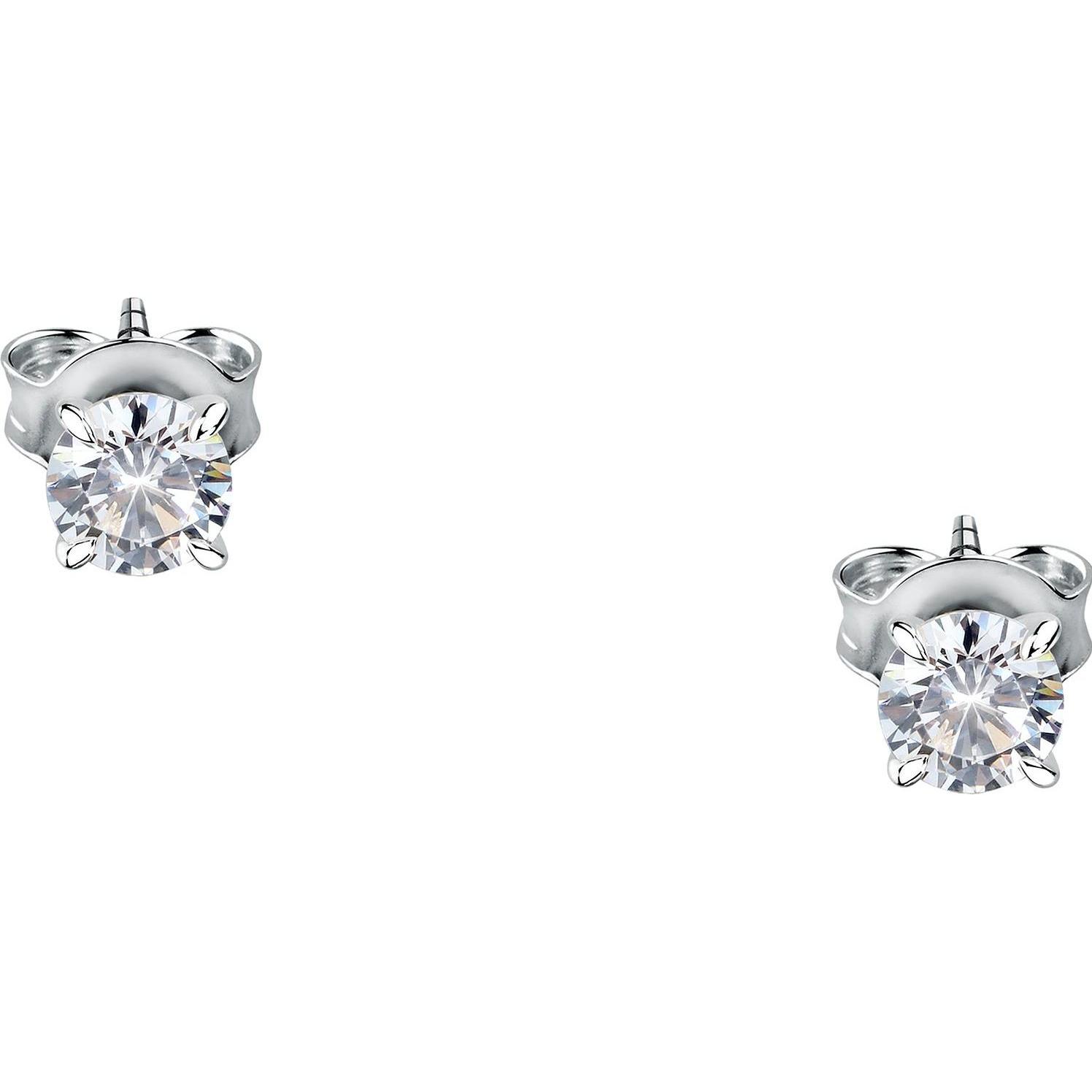 Live Diamond, Ohrringe, Ohrstecker, (Recycelt, 375er Weissgold)