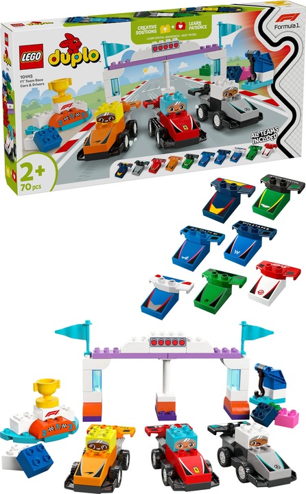 Image du produit LEGO F1 Team Rennautos mit Rennfahrern (10445)