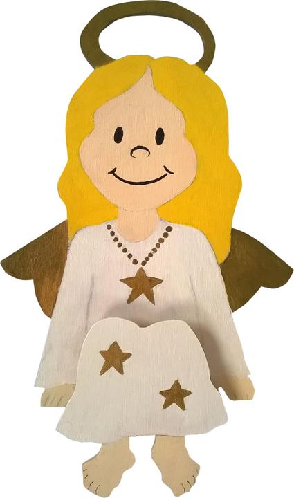 Pebaro Holzbausatz Kantenhocker Engel