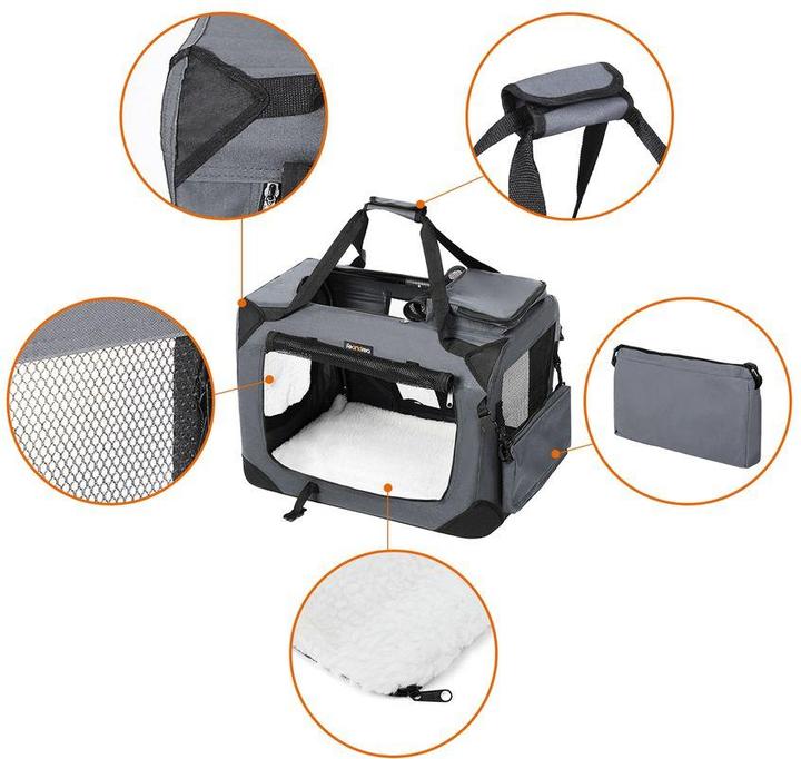 Immagine prodotto Feandrea Transportbox für Hunde & Katzen M, Breite: 70 (Cane, Traspirante)