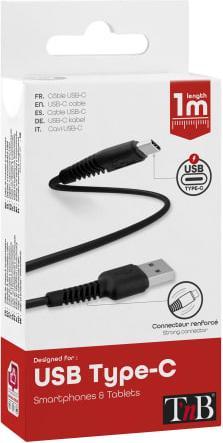 Actual product image T'nB TNB USB-C cable 1 metre (1 m, USB 3.2 Gen 1, 18 W)