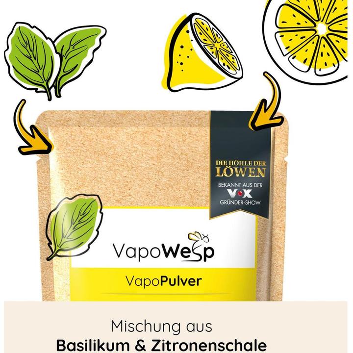Produktbild Vapowesp Ersatzkräuter Zitrone & Basilikum