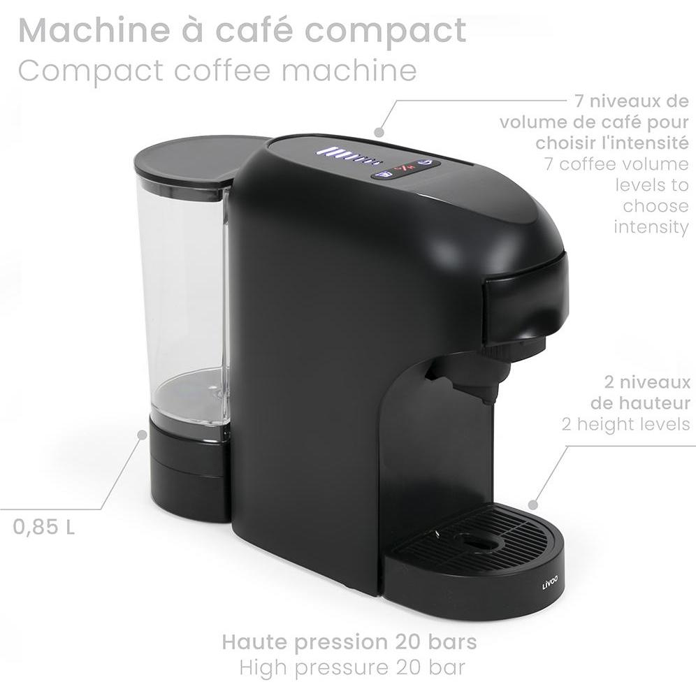 Machine a café multi-capsules 4-en-1 - DOD217C - 1400 W - 7