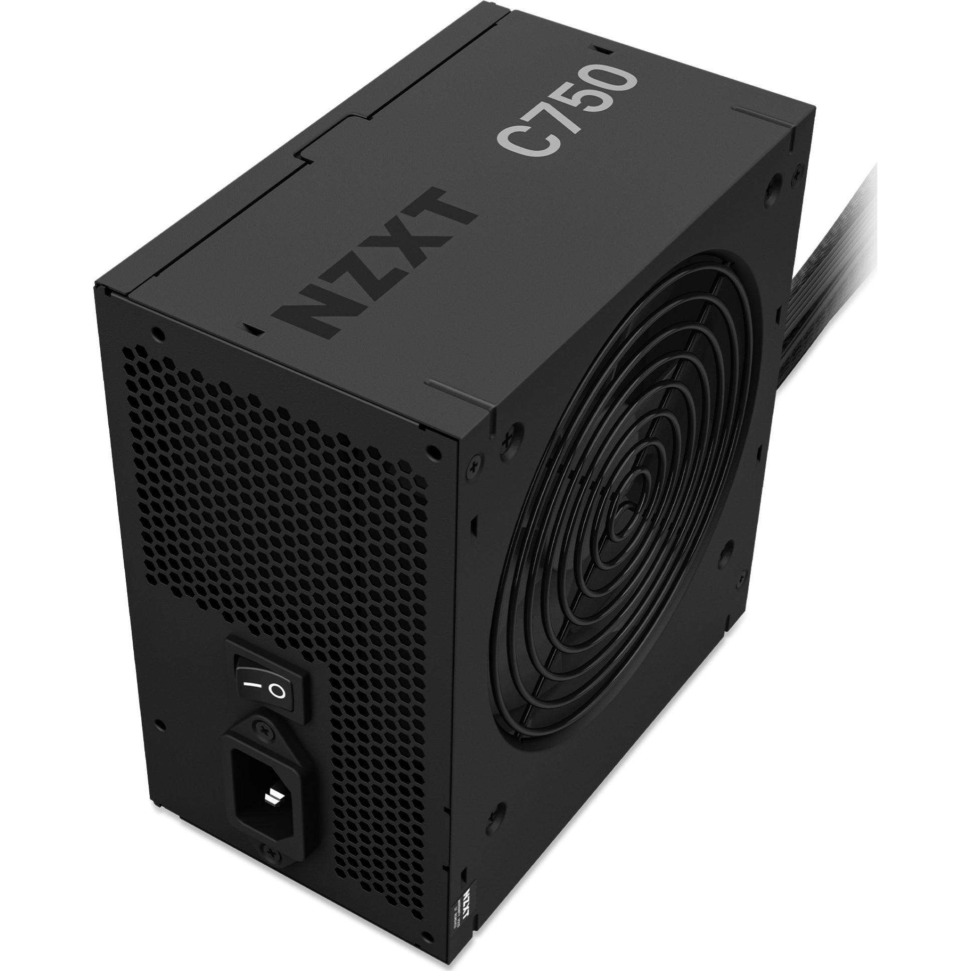 NZXT Netzteil 750W 80+ Bronze PA-7B2BB-EU retail (750 W), PC Netzteil, Schwarz