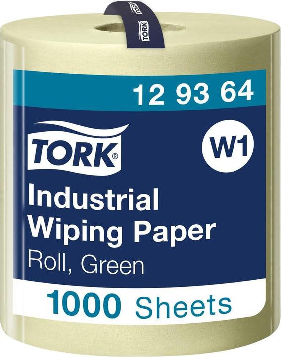Produktbild Tork Wischtücher Idustrie W1 37x34cm 2-lagig grün 1500 Tücher (1x)
