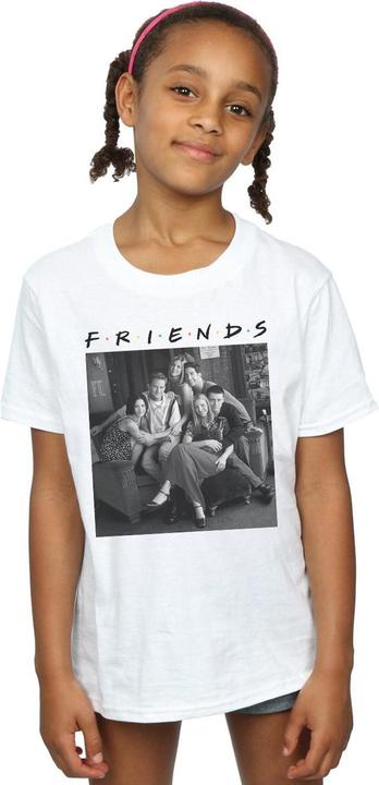 Immagine prodotto Friends Black And White Photo Maglietta Ragazze (152, 158)