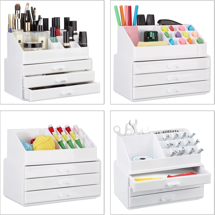 Actual product image Relaxdays Makeup Organizer