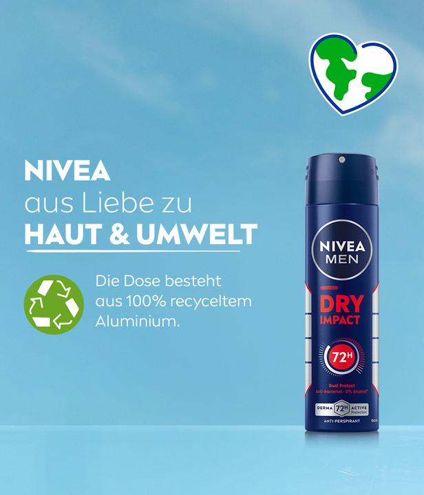 Produktbild NIVEA MEN Dry Impact Spray XXL (Spray, 250 ml)