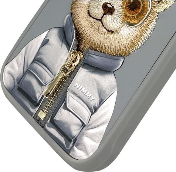 Produktbild Uniq Nimmy case iPhone 16 Pro Max 6.9" gray Cool&Cute 2.0 Bear (Apple iPhone 16 Pro Max)