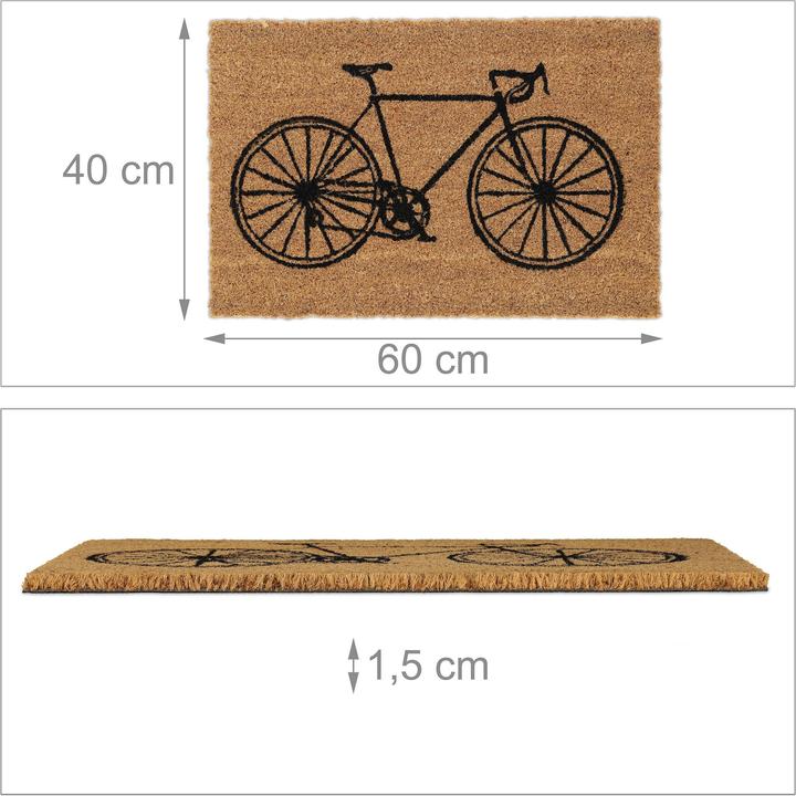 Produktbild Relaxdays Fussmatte (60 x 40 x 1.5 cm)