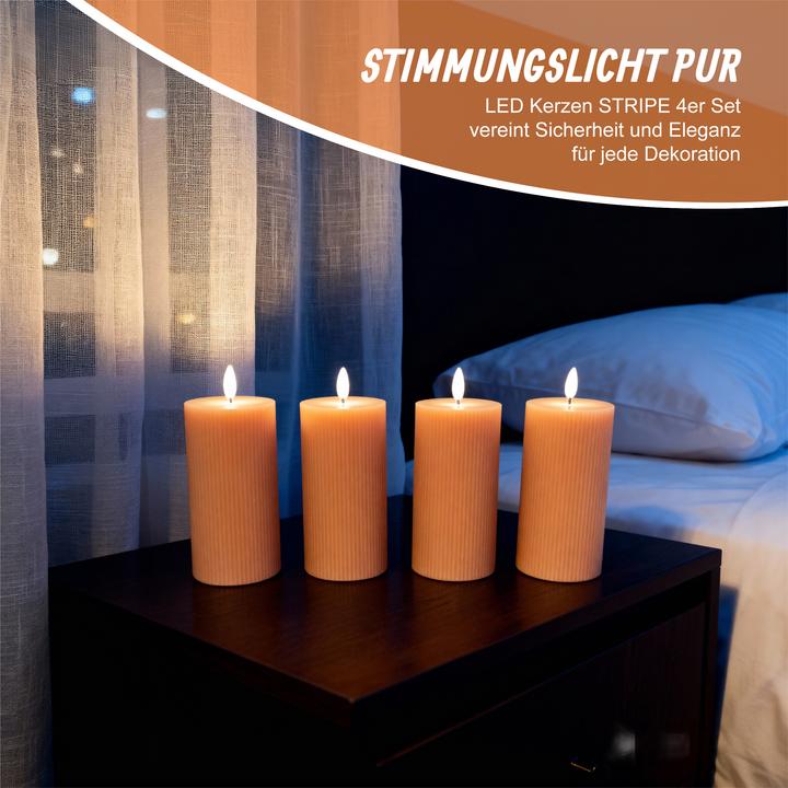 Image du produit Relaxdays 4 bougies (4x)