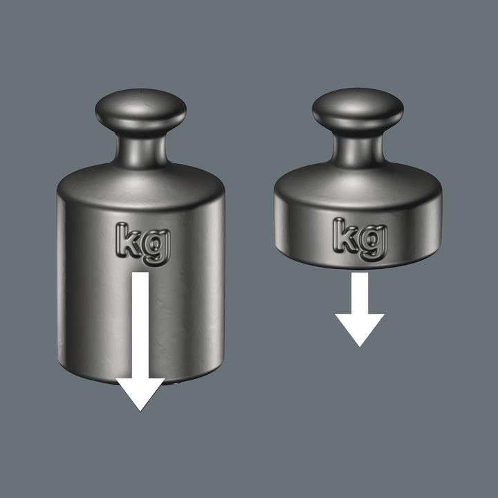 Actual product image Wera Bit-Check 6 PH Impaktor 1 (Cross Phillips PH M2, Cross Phillips PH M3)
