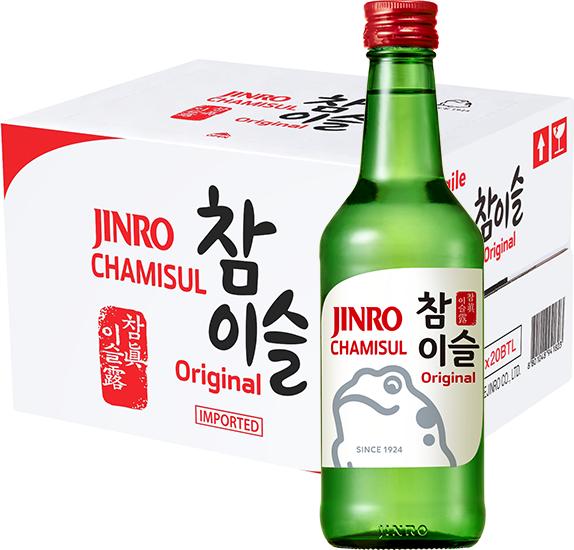 Immagine prodotto Jinro Chamisul Soju Originale (20 x 36 cl)