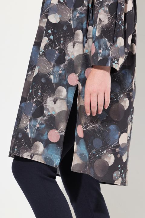Produktbild Ulla Popken Longbluse, A-Linie, Rundhals, Langarm (50, 52)