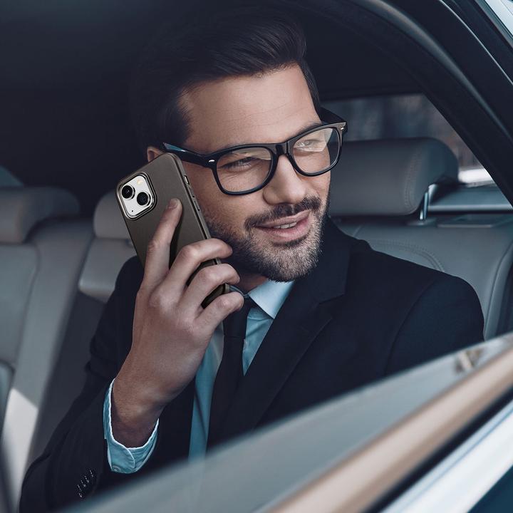 Actual product image Dux Ducis Naples Series Genuine Leather Case (Apple iPhone 14)