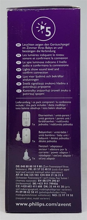 Actual product image Philips Avent Audio (Baby Monitor Audio, 330 m)