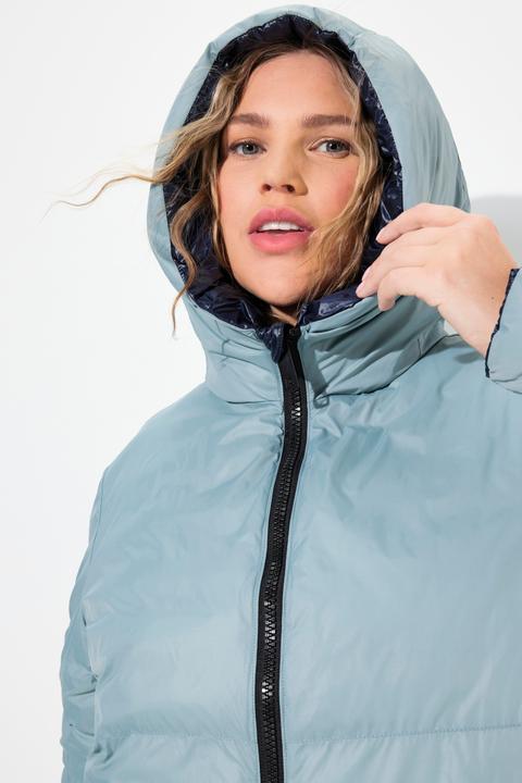 Image du produit Ulla Popken Manteau réversible HYPRAR, matelassé et déperlant (58)