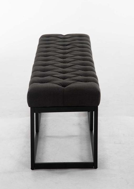 Actual product image Swisshandel24 Bench Amun fabric B150, dark grey (150 cm)