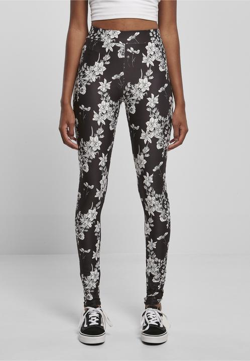 Actual product image Urban Classics Ladies Soft AOP Leggings (XS)