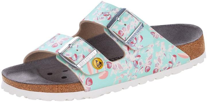 Birkenstock Sandal Arizona ESD Gr.37 flower field mint Birko Flor EN 61340