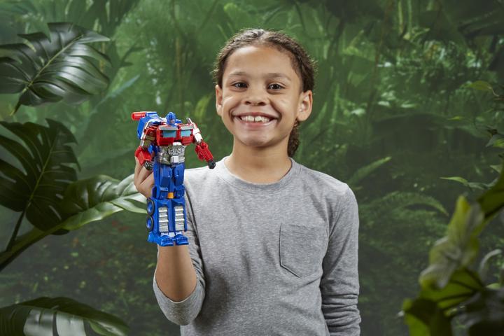Actual product image Hasbro Transformer MV7 Optimus Prime Blaster 2in1