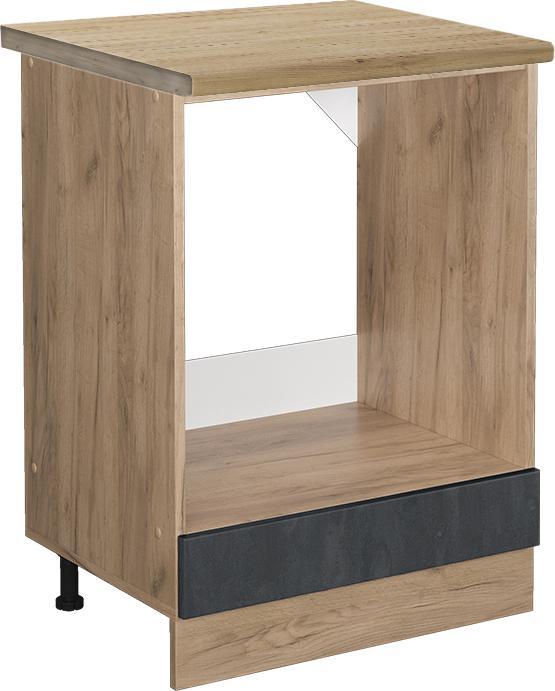 Goldkraft Eiche, Goldkraft-Eiche, Schwarz, Schwarz Beton