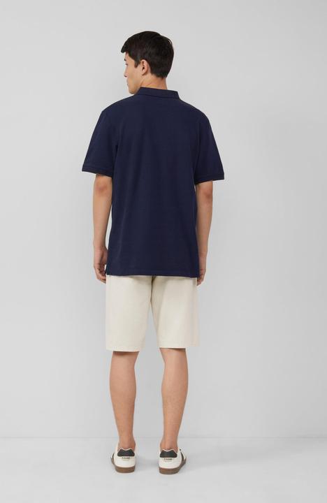 Actual product image S.Oliver Polo-Shirt Poloshirt mit kleinem Labelpatch und Flammgarnstruktur (XXL)