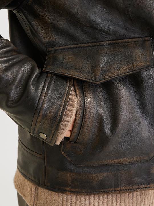 Actual product image Jack & Jones Lederjacke Lederjacke (XXL)