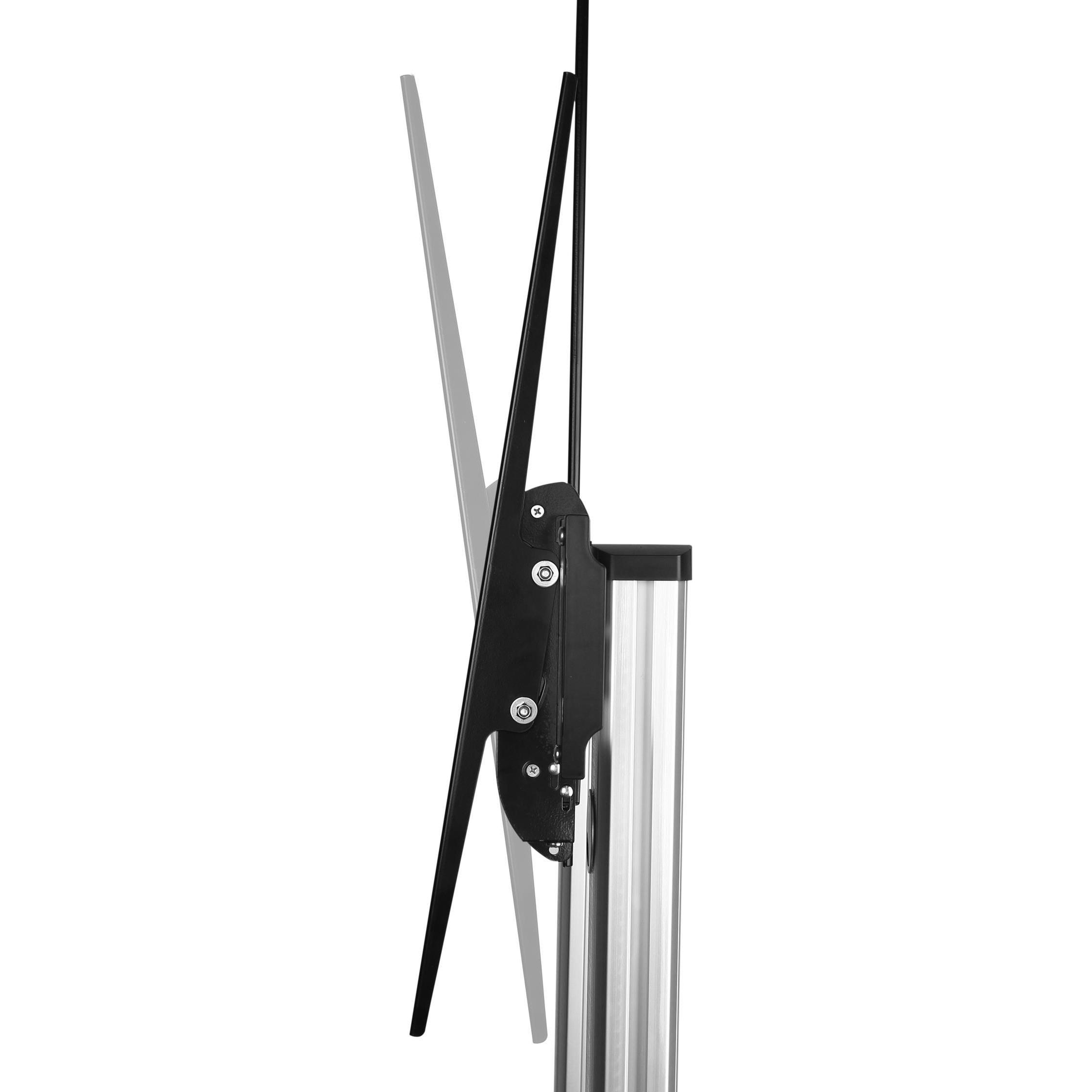 Thumbnail - InLine Teleskopischer TV-Wagen (100", 100 kg), TV Ständer, Silber